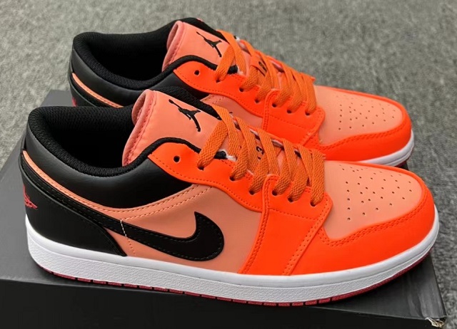 Air Jordan Retro 1 Grade AAA Low Orange Black